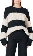 Endless Rose Stripe Chunky Sweater