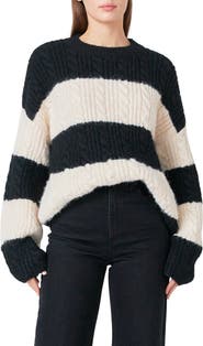 Endless Rose Stripe Chunky Sweater