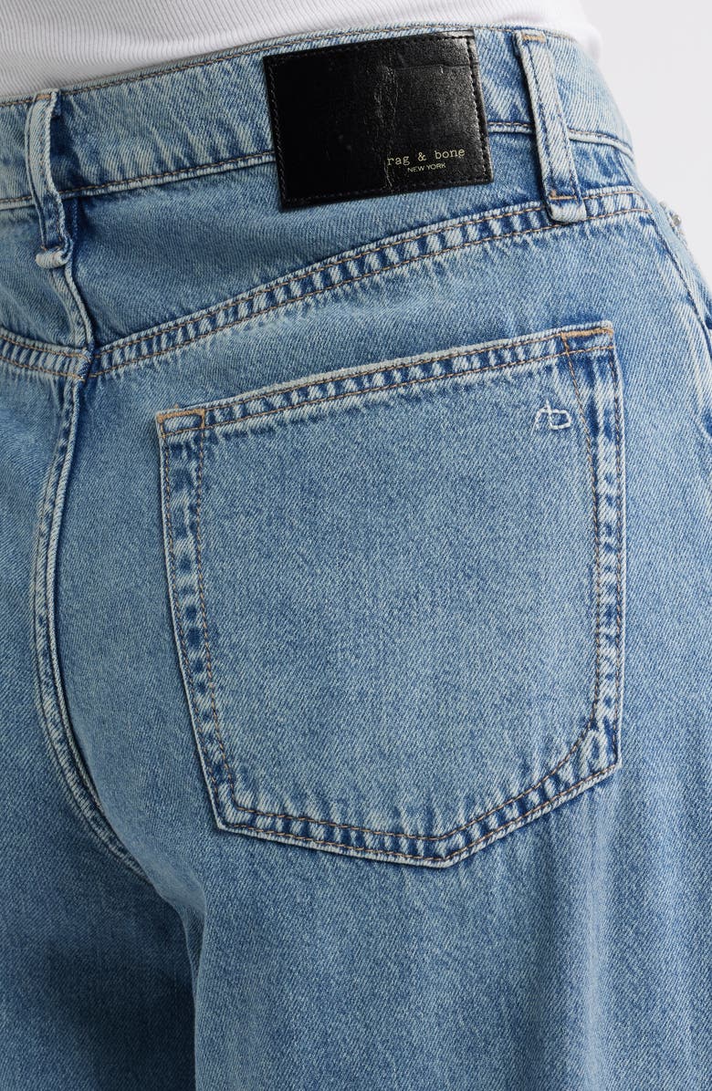 rag & bone Featherweight Sofie High Waist Wide Leg Jeans, Alternate, color, Amalfi Grom