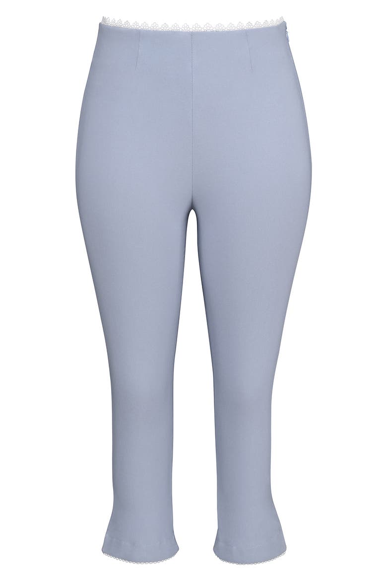 Carella Slim Fit Capris, Alternate, color, ICE WATER