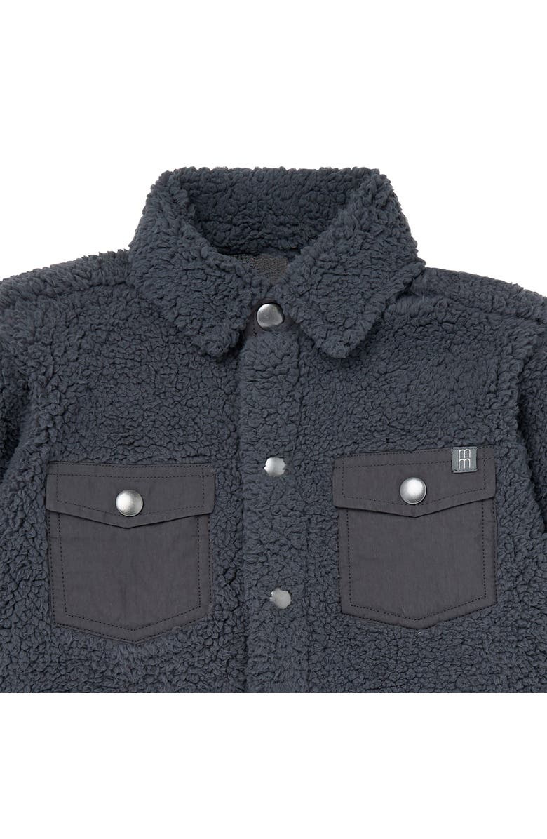 Modern Moments<sup>™</sup> by Gerber Microplush Shacket, Alternate, color, Dark Gray