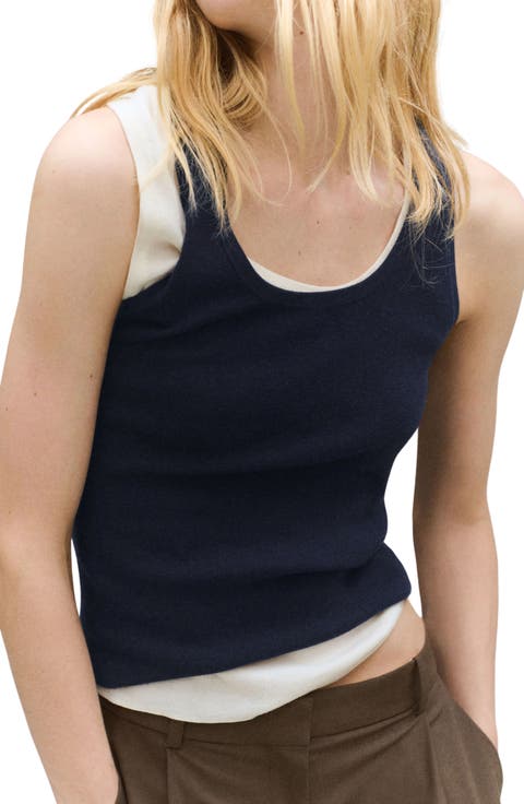 Wool & Cotton Sweater Tank