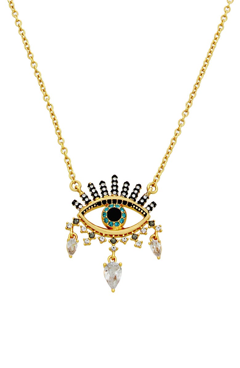 Kurt Geiger London Eye Pendant Necklace, Main, color, 