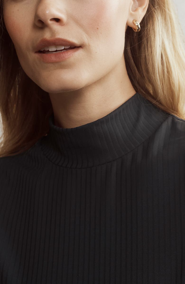 Rhone Modern Rib Mock Neck Knit Top, Alternate, color, 