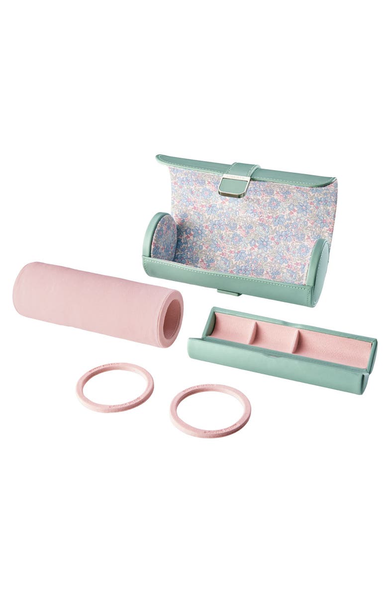 WOLF X LIBERTY Triple Watch Roll, Alternate, color, Sage