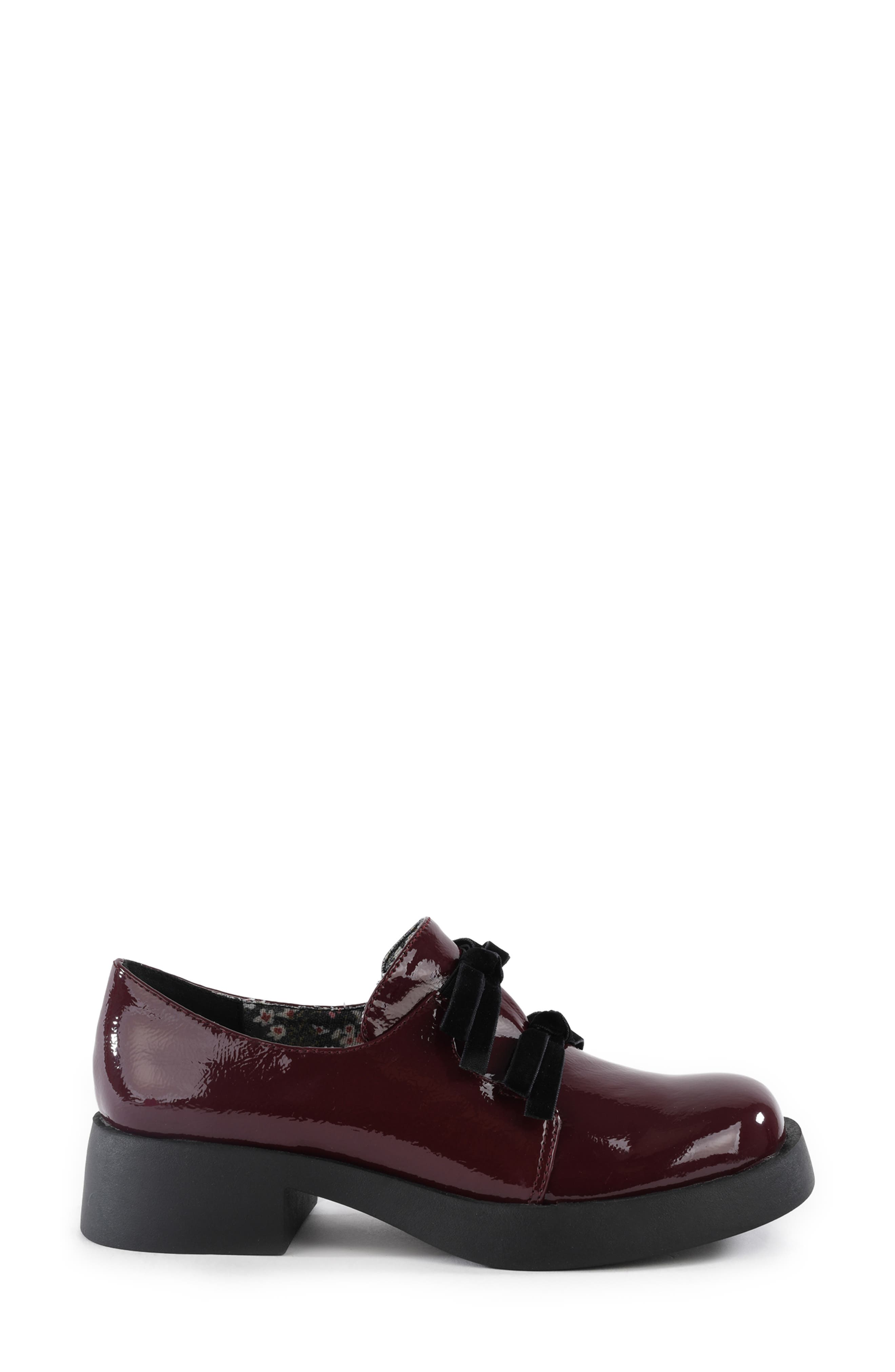 Sweet Darling Platform Loafer, Alternate, color, BURGUNDY