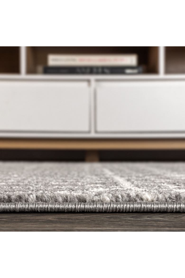 Izil Moroccan Beni Souk Area Rug, Alternate, color, Gray/Cream