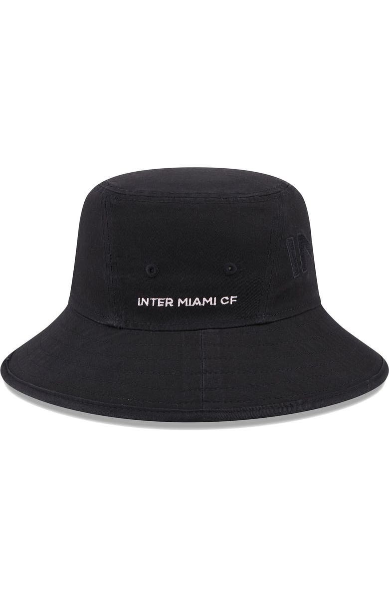 New Era Men's New Era Black Inter Miami CF Kick Off Bucket Hat, Alternate, color,