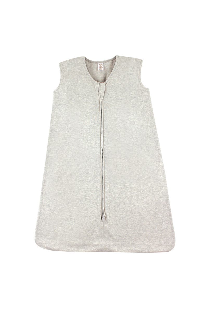 Touched by Nature Organic-Cotton Sleeveless Wearable Sleeping Bag, Sack, Blanket, Main, color, Solid Heather Gray