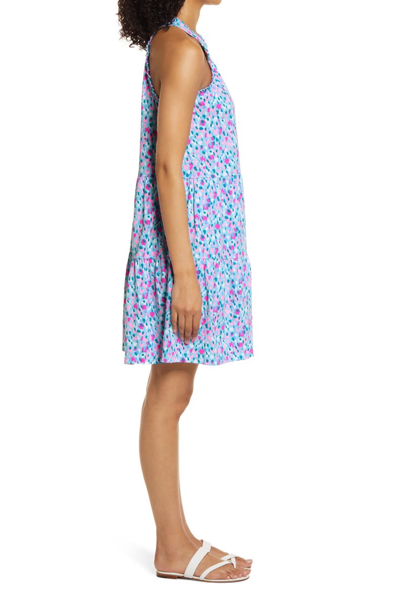 Jerrica Dot Print Sleeveless Dress, Alternate, color, MULTI HOTTIE DOTTIE