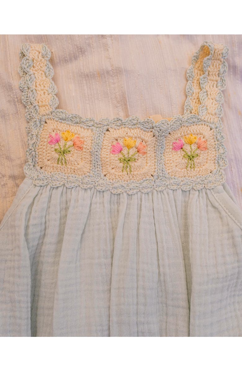 Wild Wawa Crochet Bubble, Alternate, color, Blue Bouquet