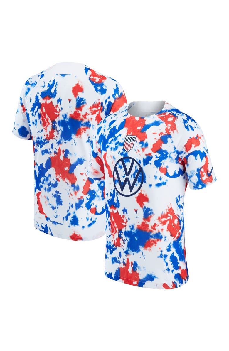 Nike Men's Nike White USMNT 2022/23 Pre-Match Top, Main, color, White