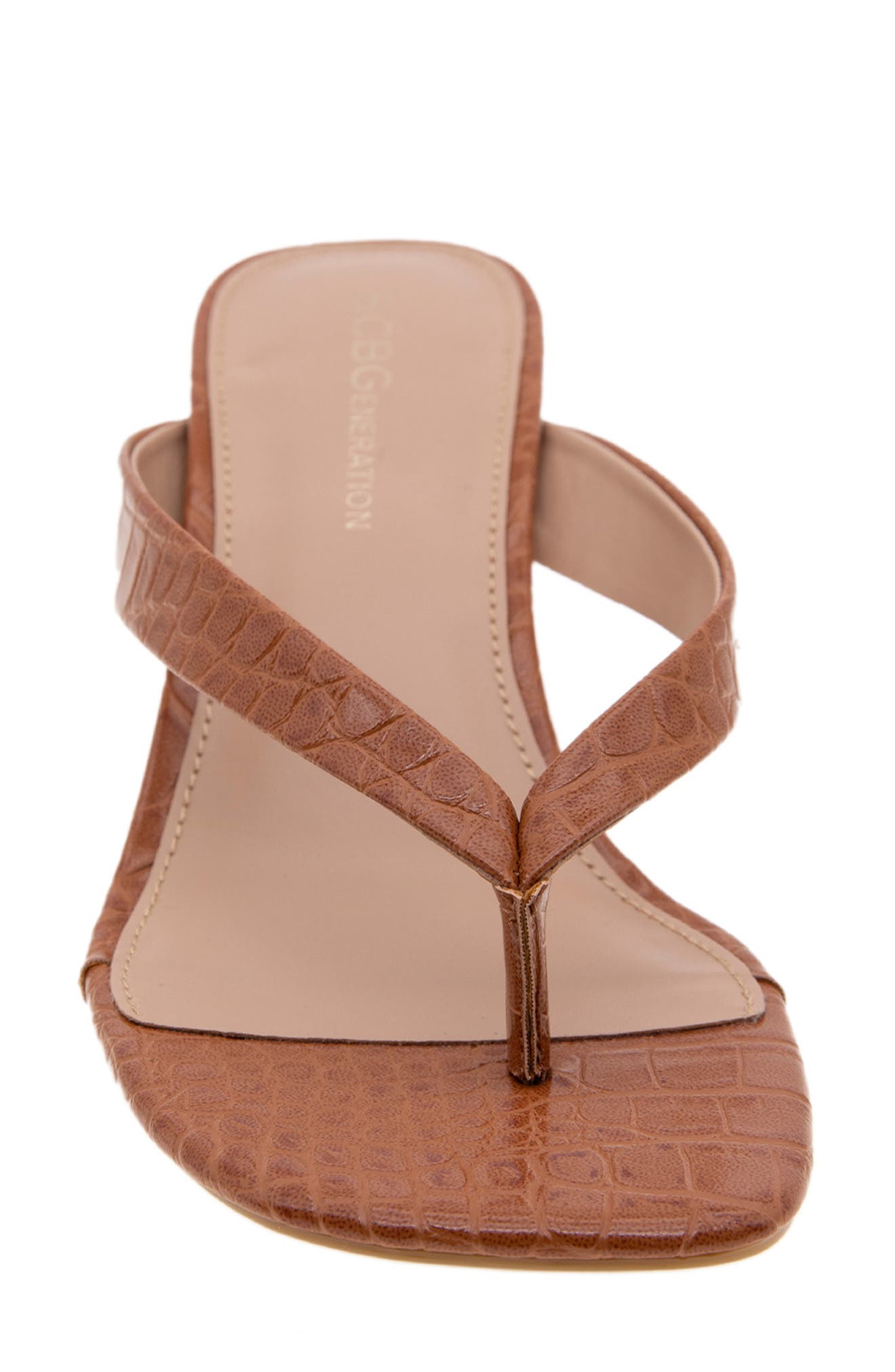 Tabina Flip Flop, Alternate, color, COGNAC CROC PRINT