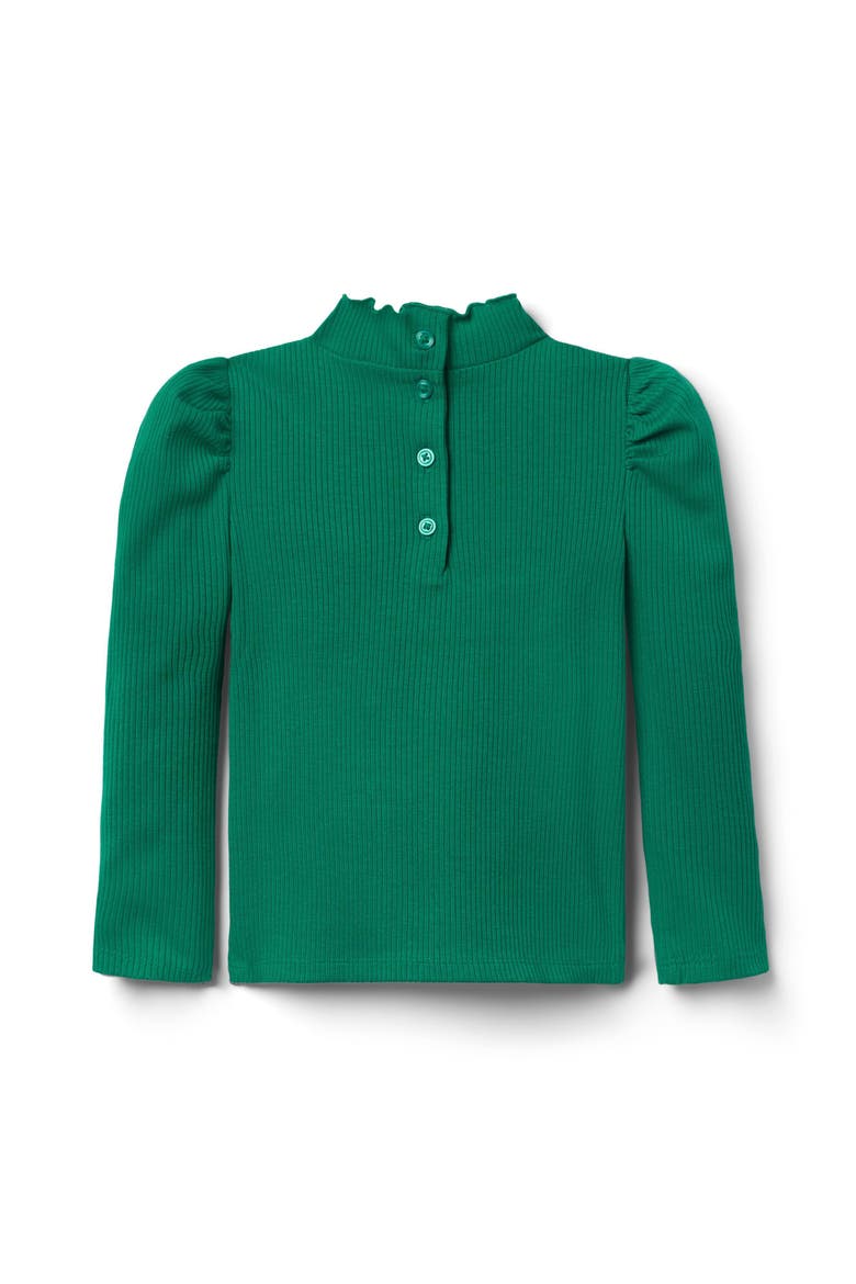 Ribbed Turtleneck(Toddler, Little Kid, Big Kid), Alternate, color, Green
