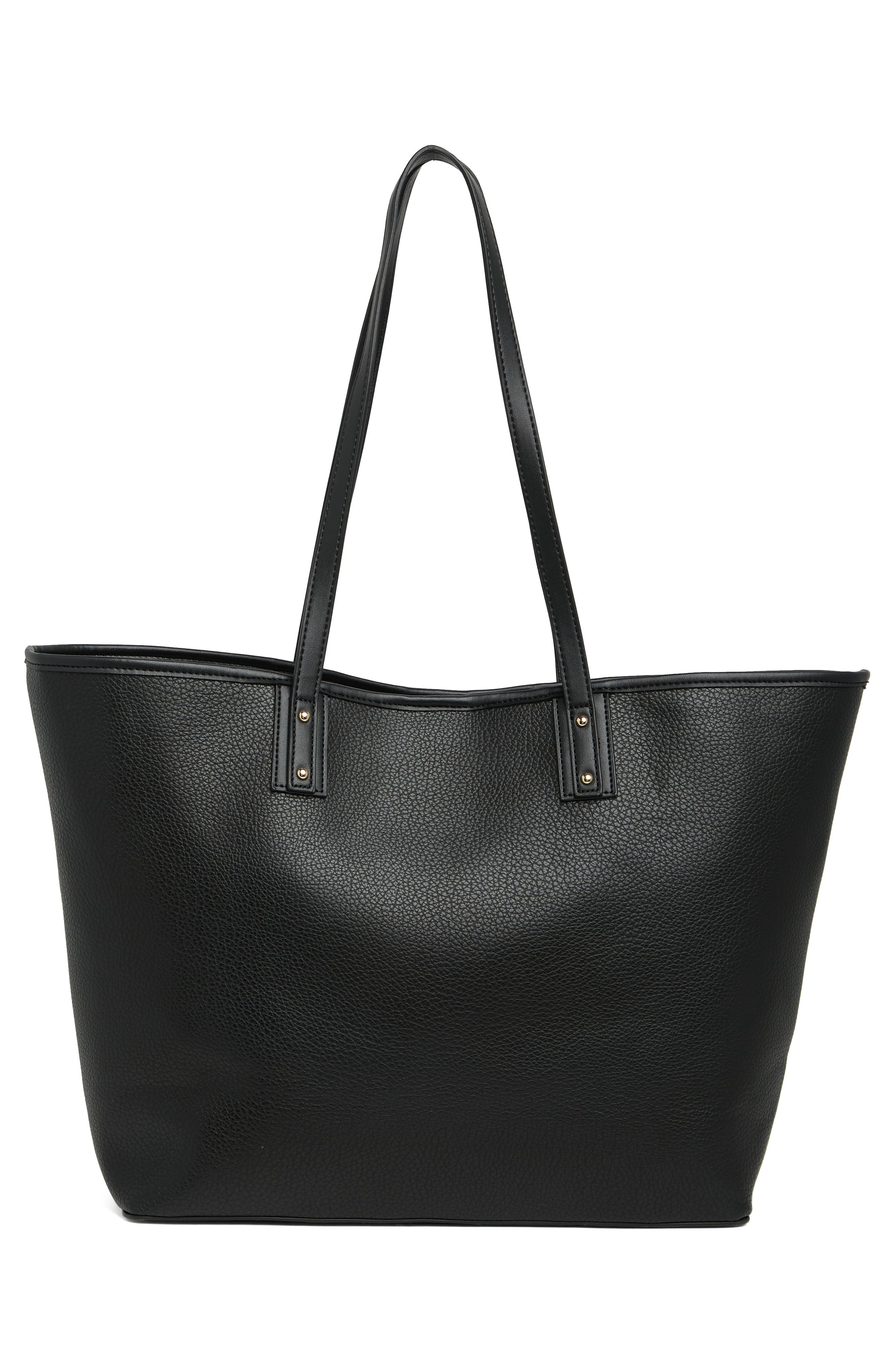 Steve Madden Brosey Tote Bag with Convertible Pouch, Alternate, color, 