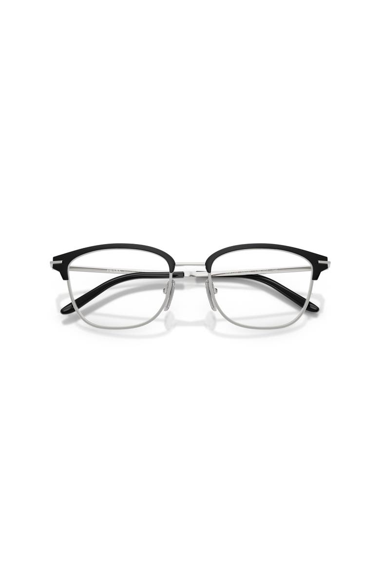 54mm Rectangle optical glasses, Alternate, color, Black