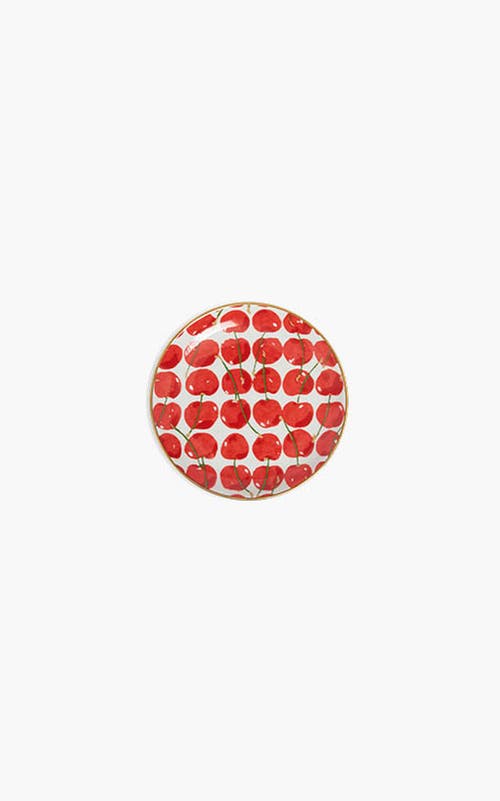 La Doublej Mini Plate In Red