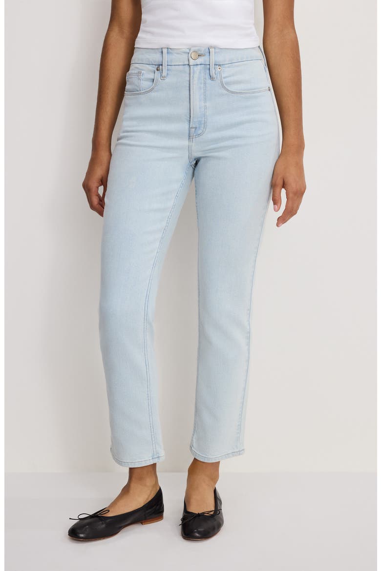 Good Icon Ankle Straight Leg Jeans, Alternate, color, INDIGO1124