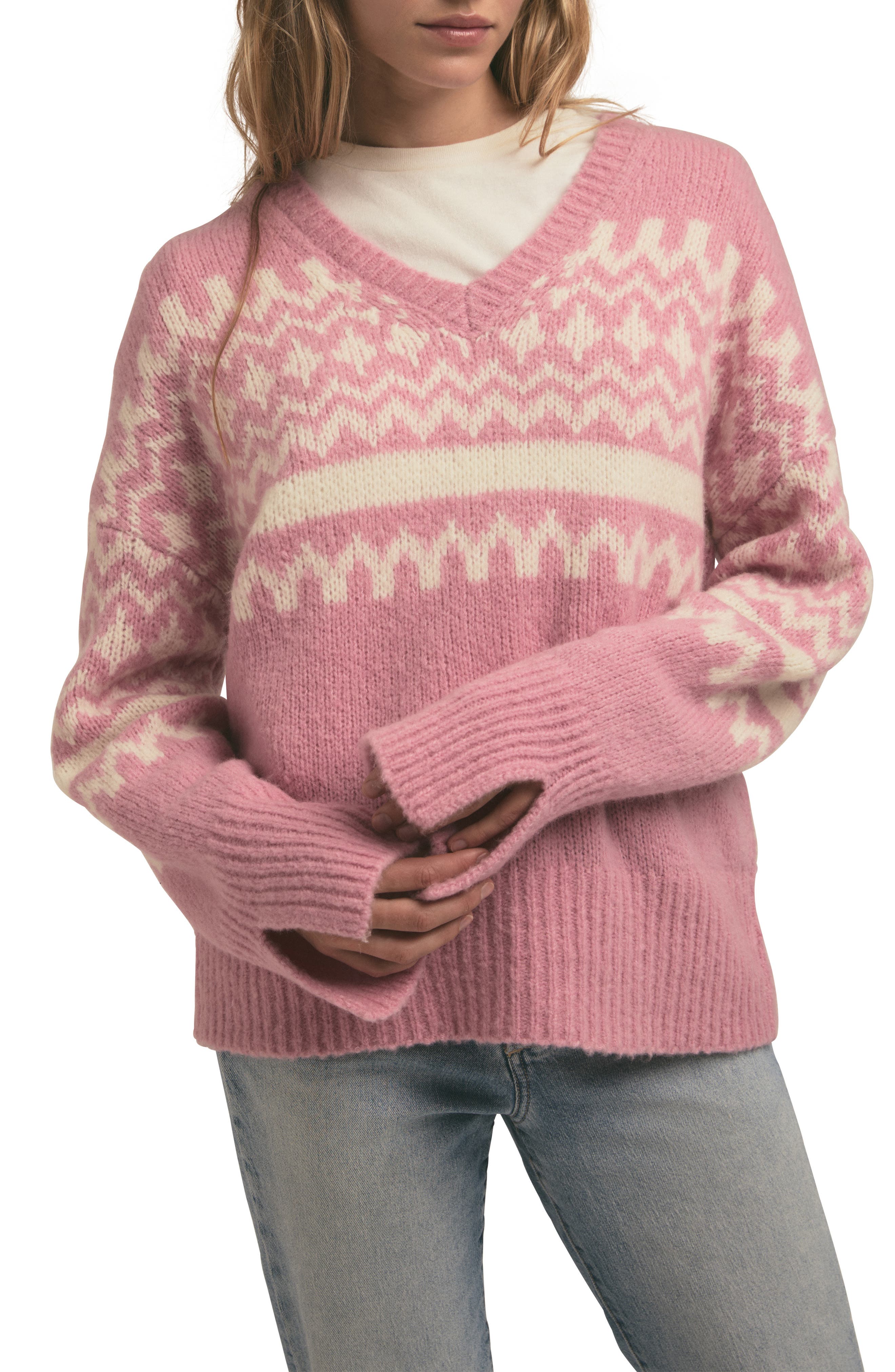 Favorite Daughter The Winter William Merino Wool Blend Sweater