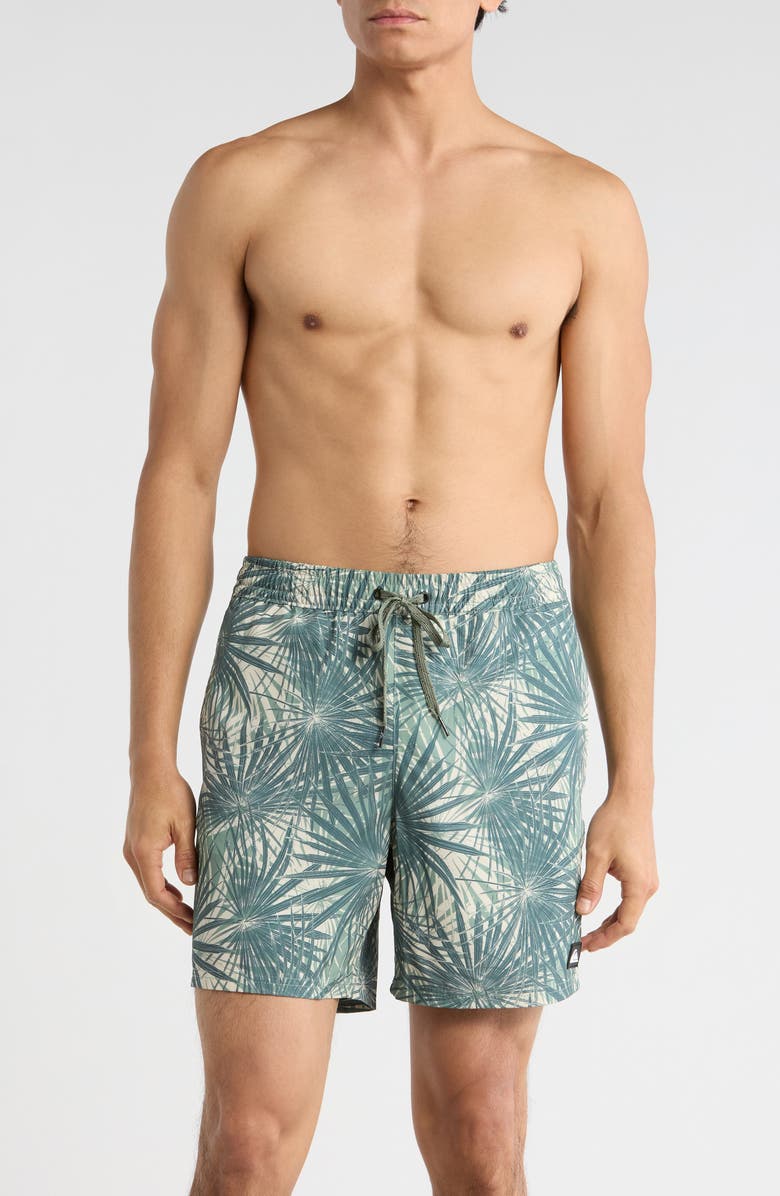 Quiksilver Sailing Volley Swim Shorts, Main, color, Sea Spray