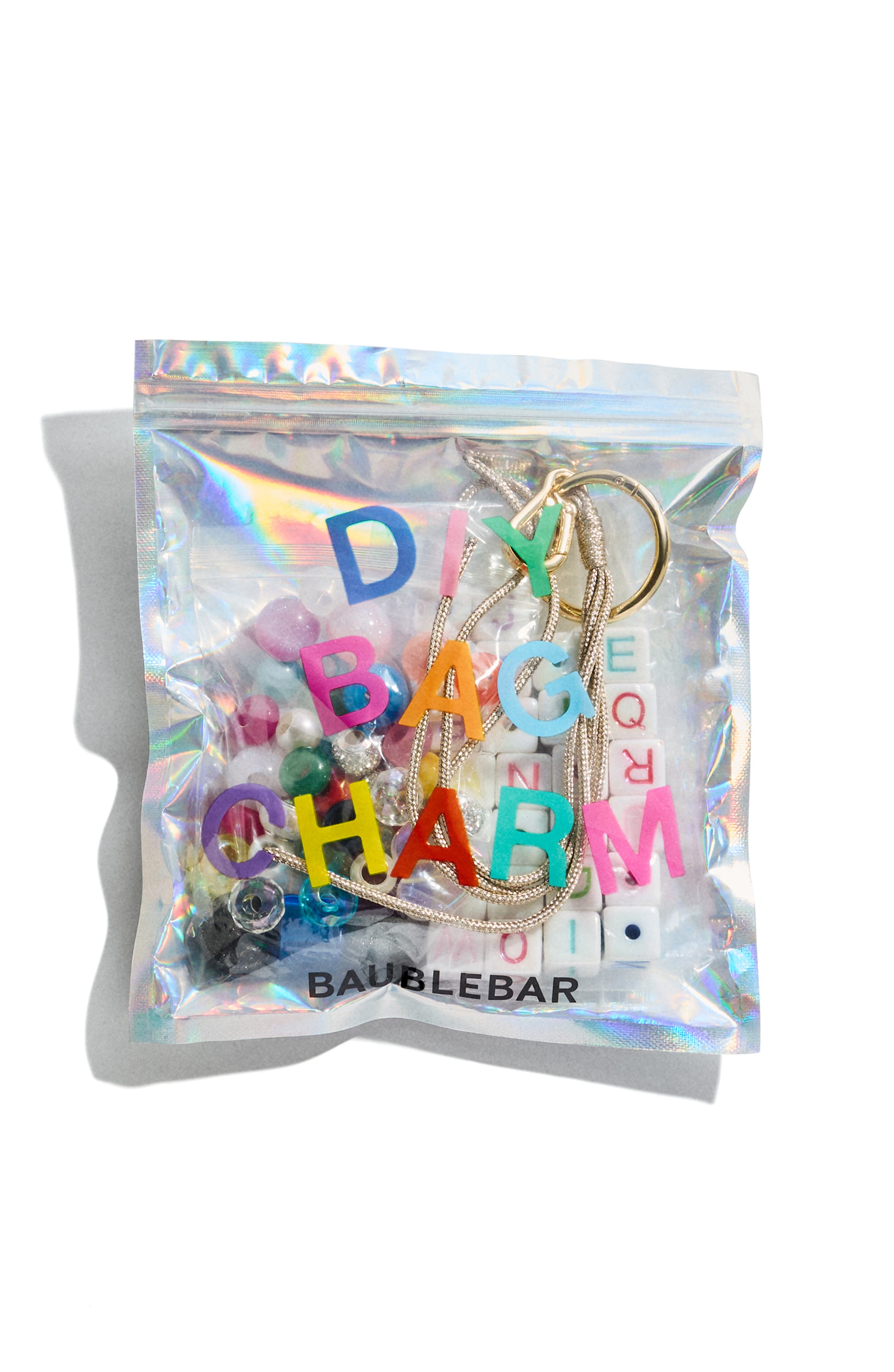 BaubleBar DIY Bag Charm Kit, Alternate, color, Neutral