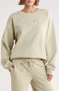 Off-White Embroidered Crewneck Sweatshirt