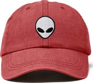 Dalix Alien Embroidered Classic Dad Cap