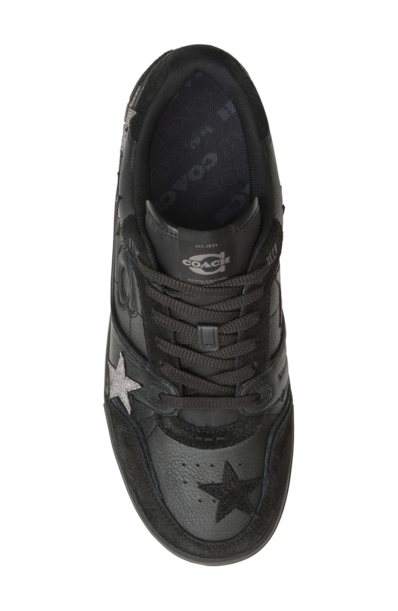 COACH Soho Sneaker, Alternate, color, Black Multi/ Silver