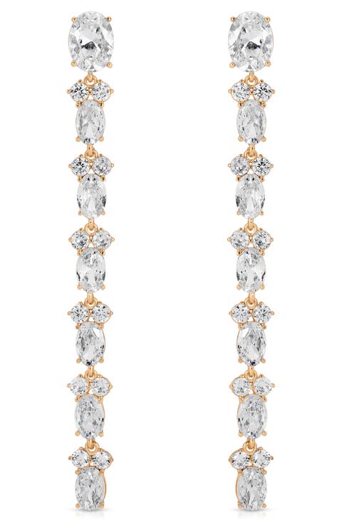 Dainty Marquise Sweet Linear Earrings