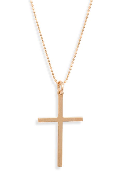 14K-Gold Fill Cross Necklace