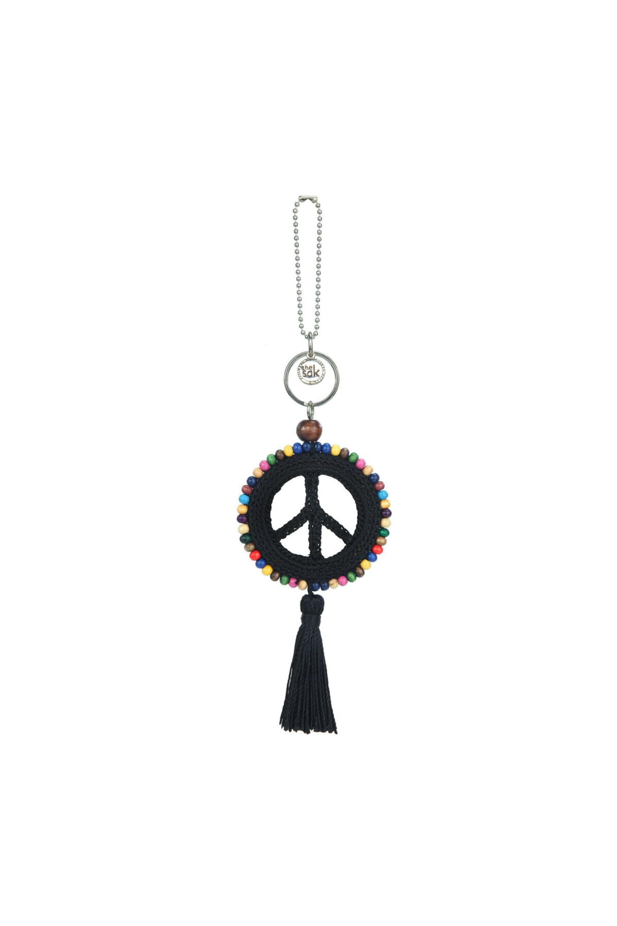 The Sak Yarnicharmz Crochet Peace Dangle, Alternate, color, 