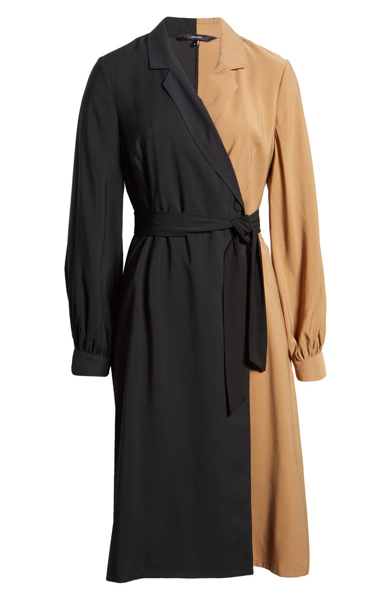 VERO MODA Long Sleeve Shirtdress, Alternate, color, 