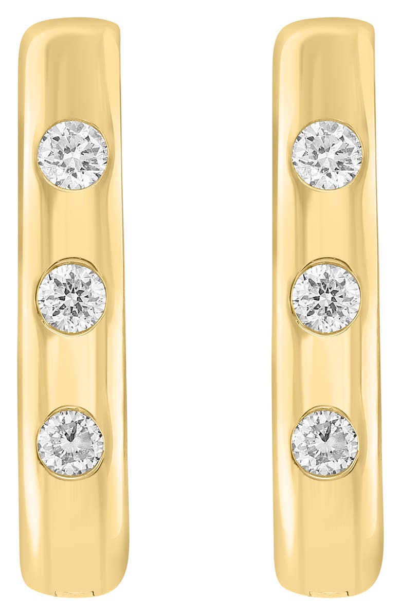 EFFY Lab-Grown Diamond Hoop Earrings, Alternate, color, Gold