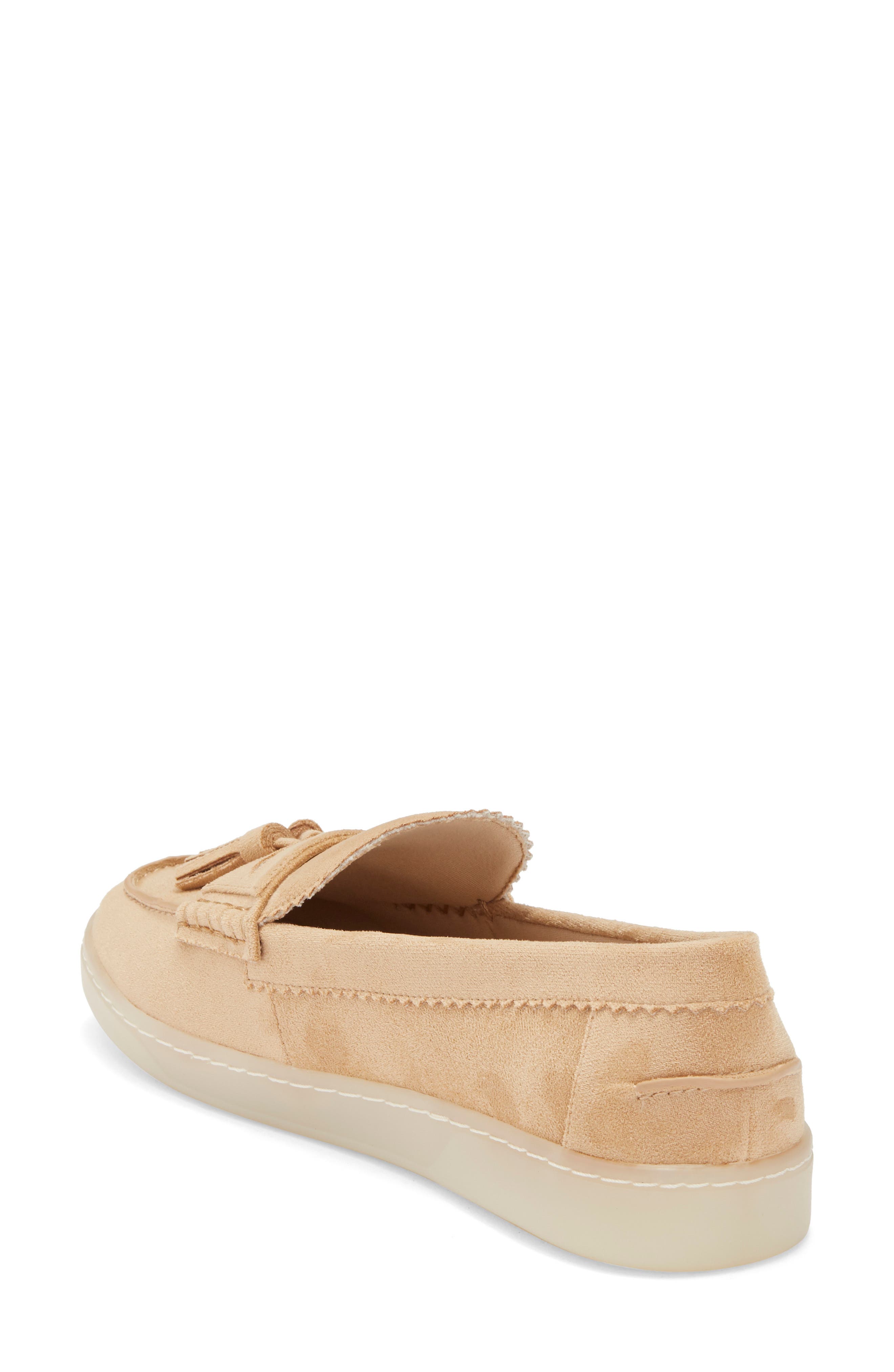 NORDSTROM RACK Jazzy Tassel Loafer, Alternate, color, Tan Latte