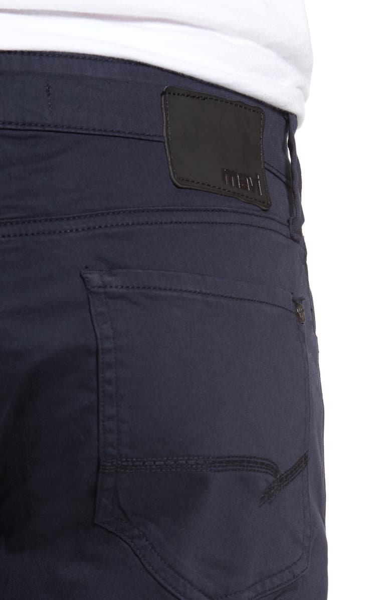 Mavi Jeans Zach Straight Leg Twill Pants, Alternate, color, Dark Navy Twill