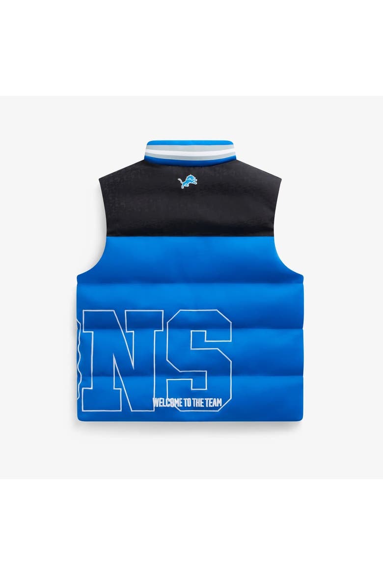 Unisex  Blue Detroit Lions Team Puffer Vest, Alternate, color, Blue