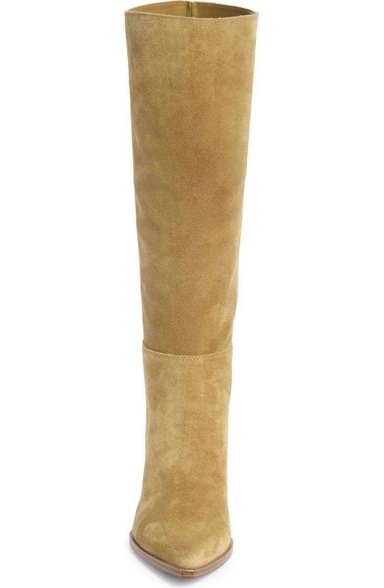 Marc Fisher LTD Challi Pointed Toe Knee High Boot, Alternate, color, Medium Natural