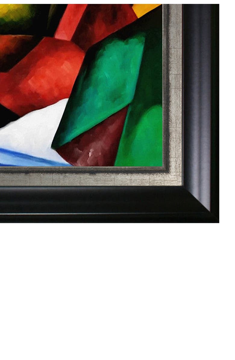 OVERSTOCK ART The Tiger - Framed Oil Reproduction of an Original Painting by Franz Marc, Alternate, color,