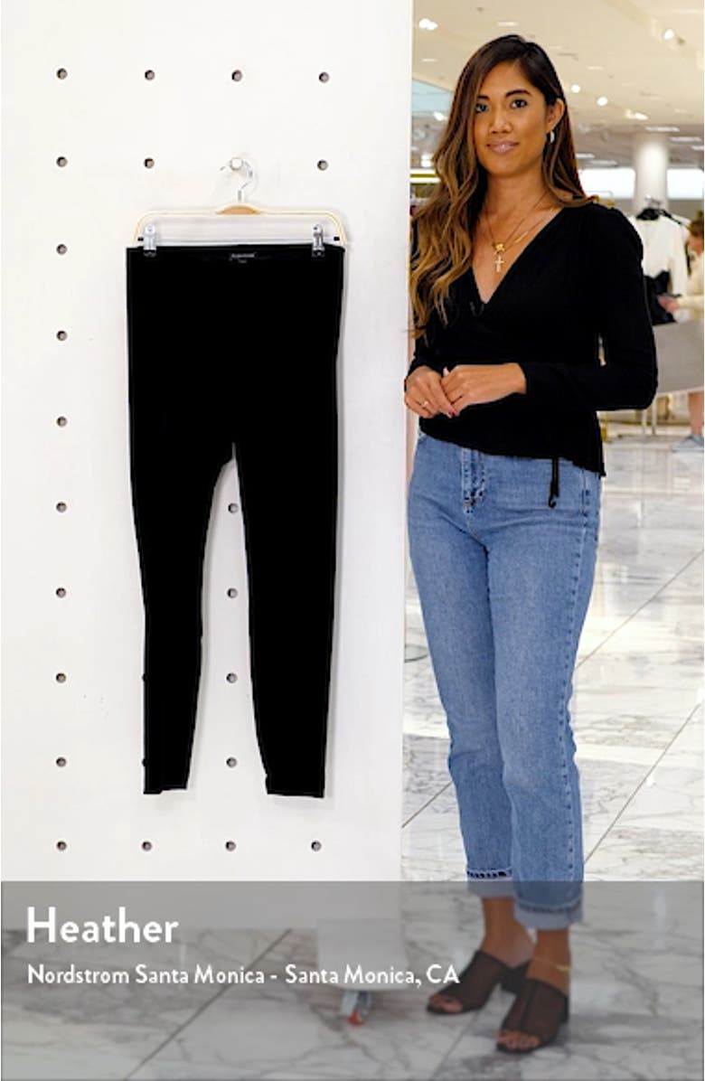 Velvet Ankle Leggings, sales video thumbnail