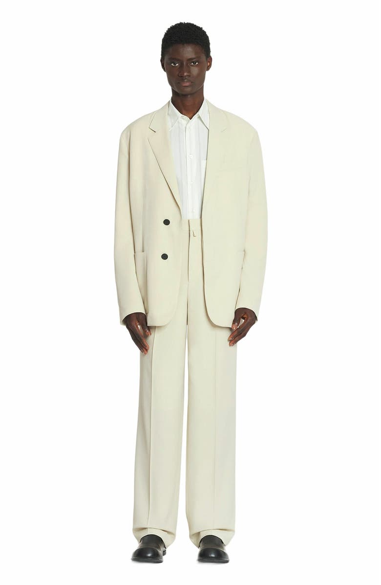 Lanvin Loose-Fitting Wool Blend Jacket, Main, color, 