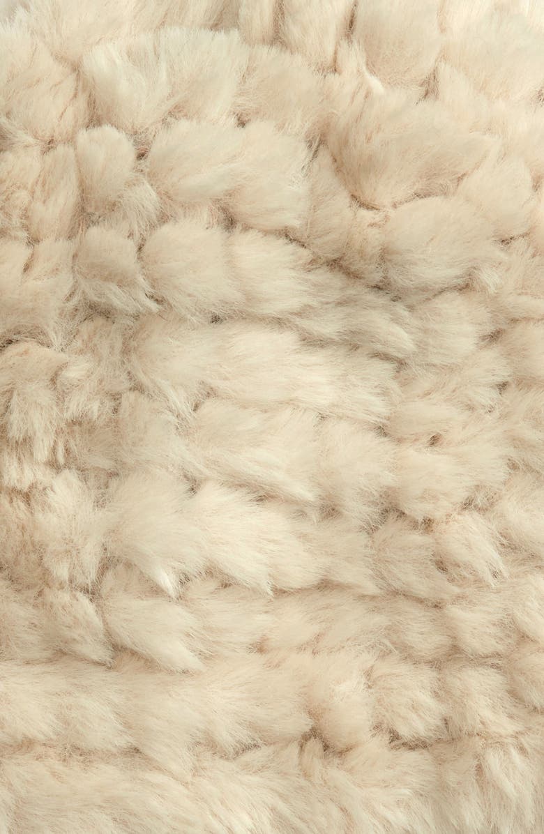 La Fiorentina Faux Fur Knit Beanie, Alternate, color,