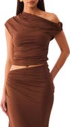 SNDYS Amabel One-Shoulder Top