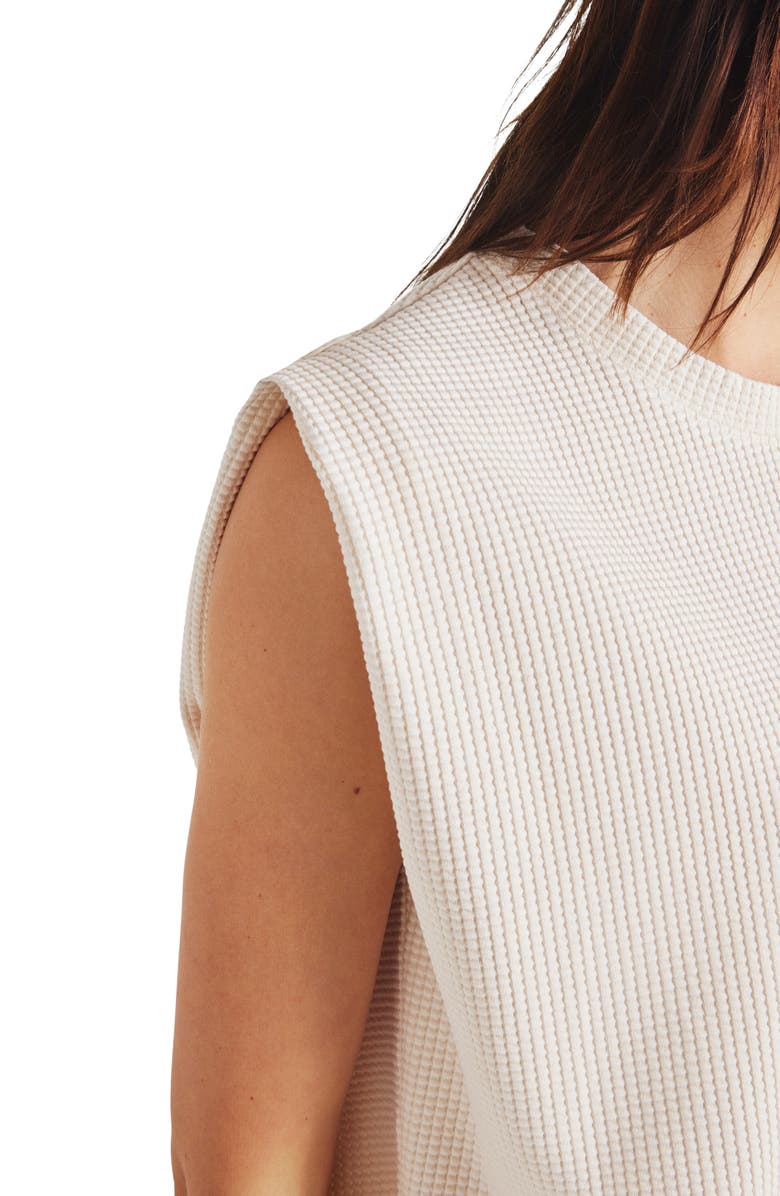 Splendid Sleeveless Waffle Knit Shirt, Alternate, color, 