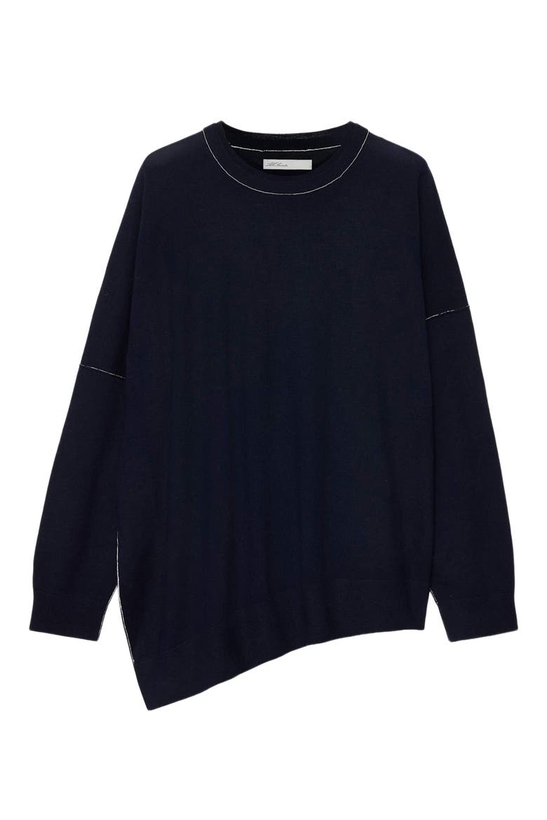 Martel Merino Wool Sweater, Alternate, color, INK NAVY BLUE