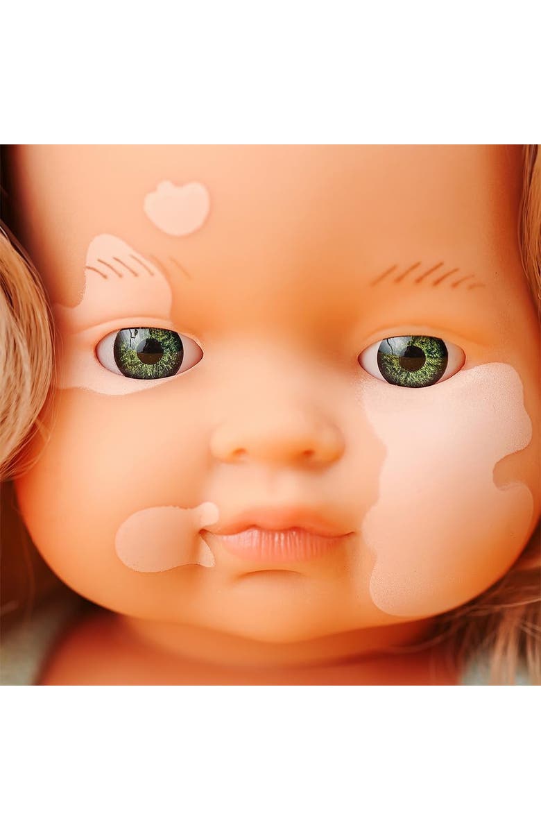 Miniland My Friends and Me Collection Baby Girl Doll with Dark Blonde Hair and Vitalago - 15", Alternate, color, Beige