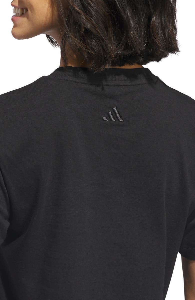 adidas Bow Logo Cotton T-Shirt, Alternate, color,