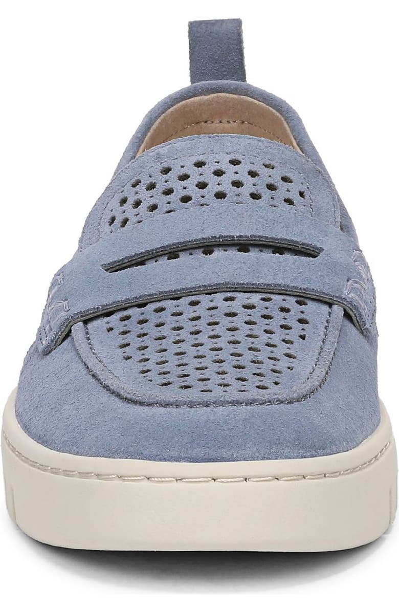 Vionic Uptown Perf Penny Loafer, Alternate, color, Pacific Blue