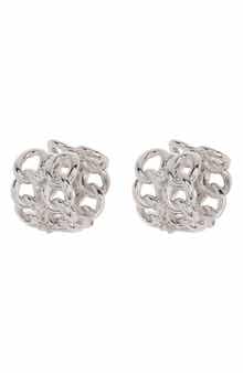 Sterling Forever Carleene CZ Huggie Hoop Earrings