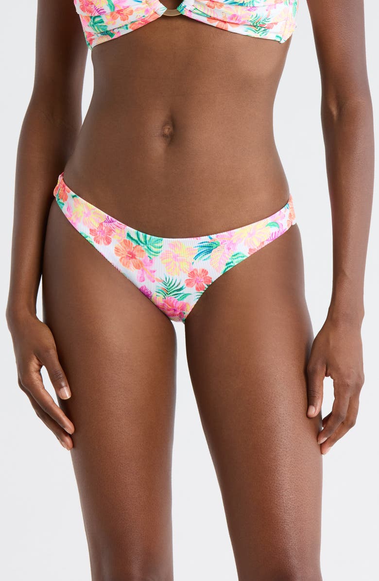 Kulani Kinis Rib Bikini Bottoms, Main, color, Island Escape