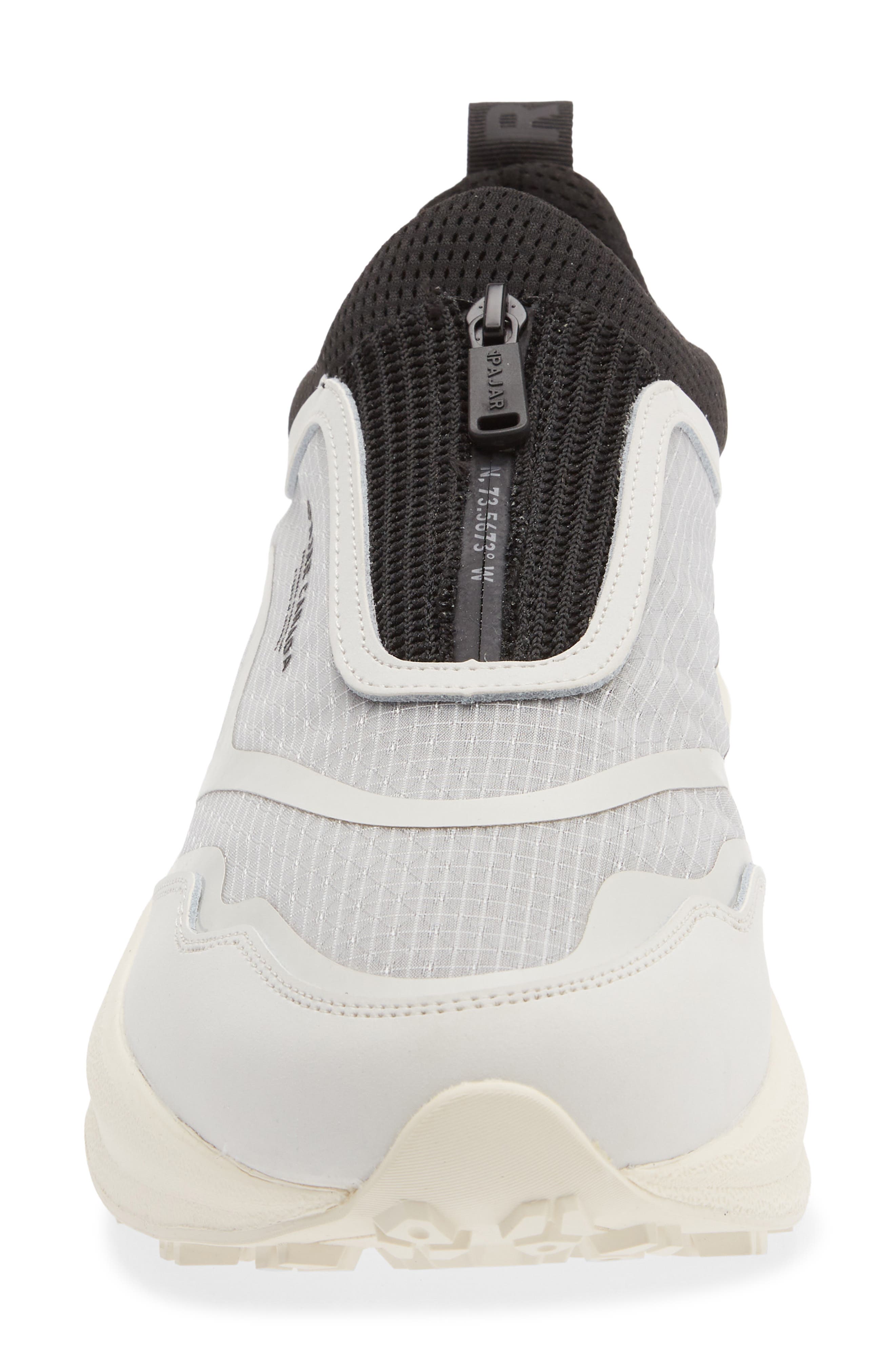 Urban Jungle Zip Sneaker, Alternate, color, OPTIC WHITE